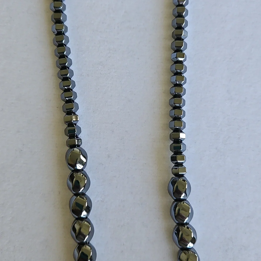 Hematite Beaded Necklace - Picture 4 of 5